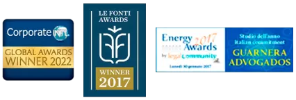 Prêmios: Corporate INTL Global Awards 2022, Le Fonti Awards 2017 e Energy Awards 2017